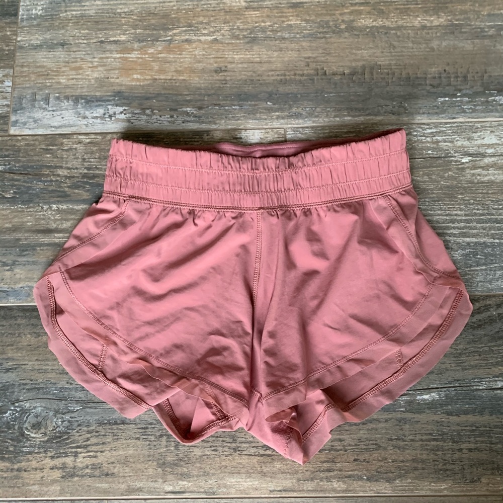 Lululemon muted pink shorts size 2